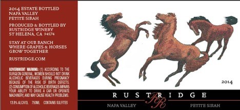 2014 Petite Sirah Label