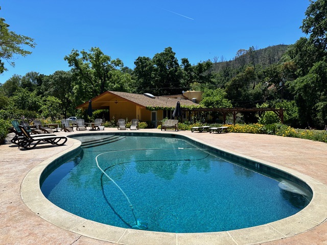 The swimming pool